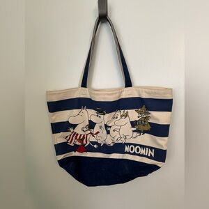 Moomin Striped Tote Bag - Adorable!
